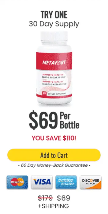 Metafast Supplement Bottle01
